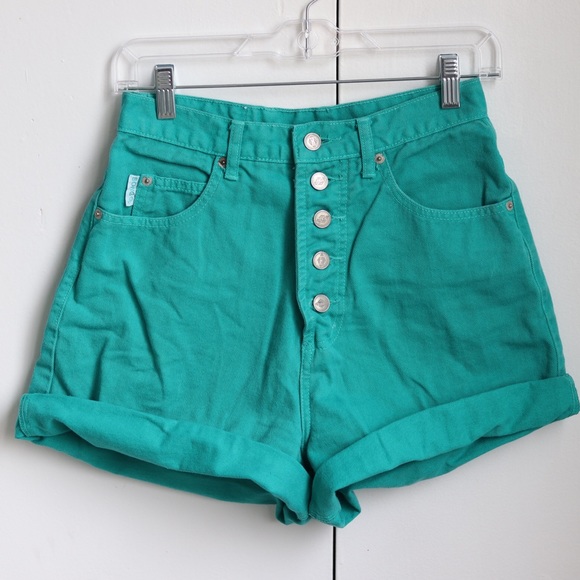 BONGO Pants - Vintage bongo shorts in teal